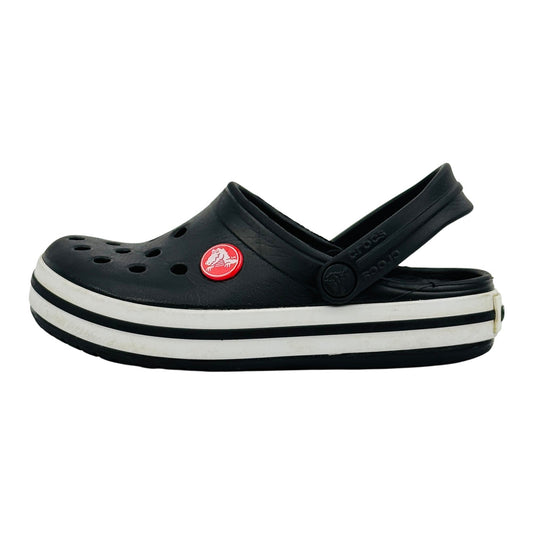 Crocs Kid's Crocband Black Clogs (Size 27/28)