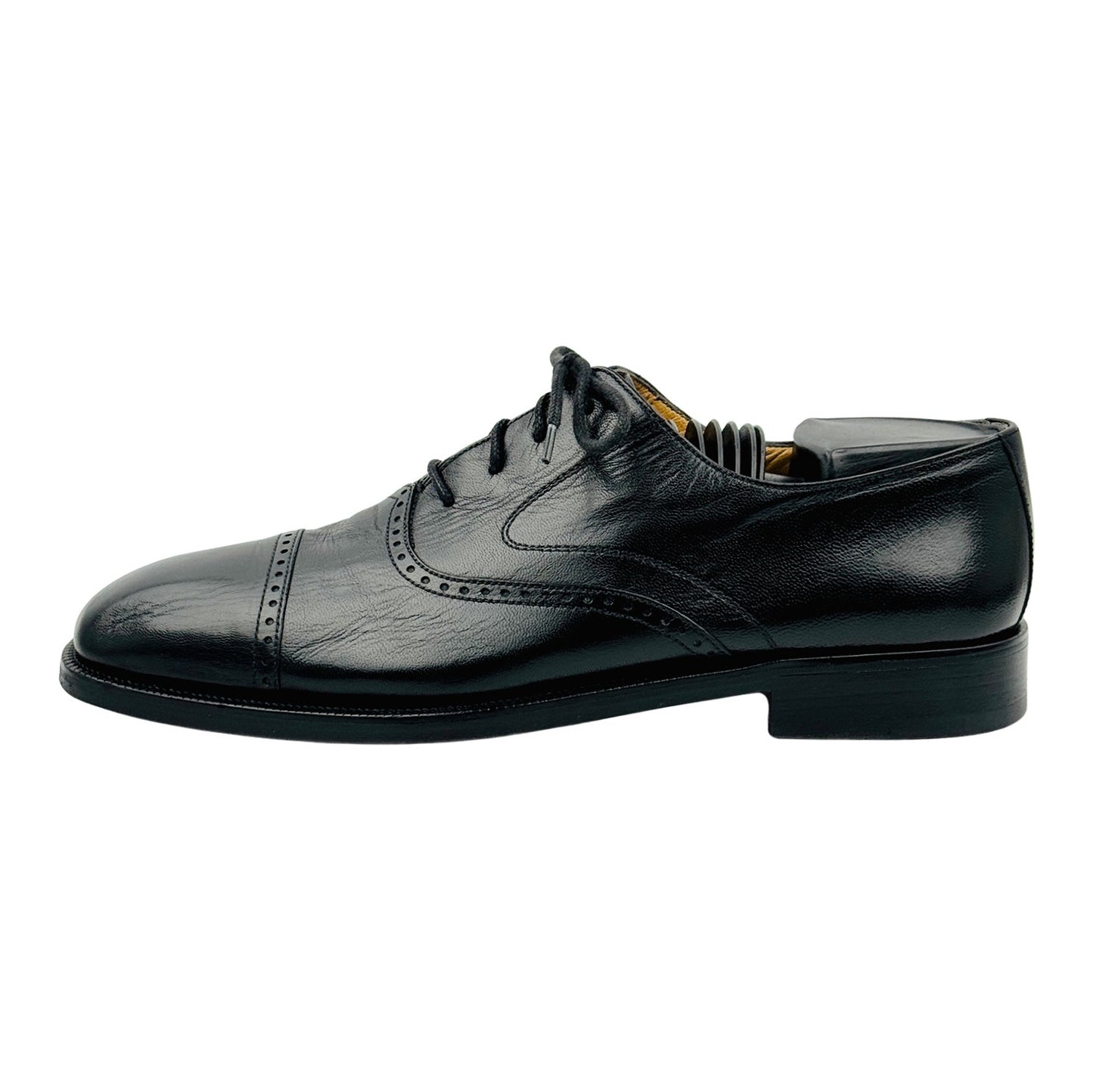 Bally Men's Black Leather Oxford Shoes (Size 41/41.5)