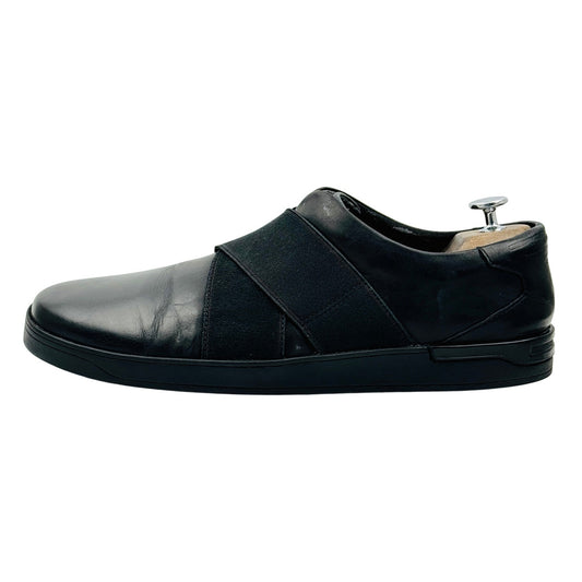 Clarks Stanway Easy Black Shoes (Size 45)