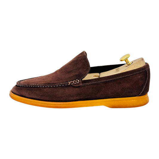 Loro Piana Men's Summer Walk Brown Loafers (Size 41.5/42)
