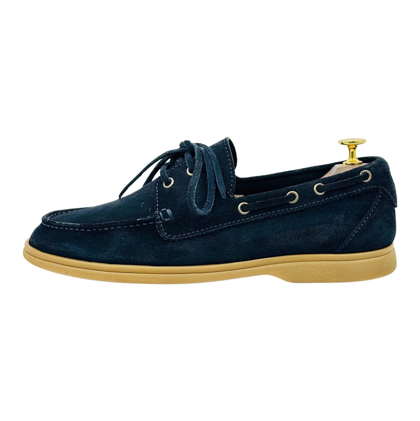 Brunello Cucinelli Men's Navy Boat Shoes (Size 42.5)