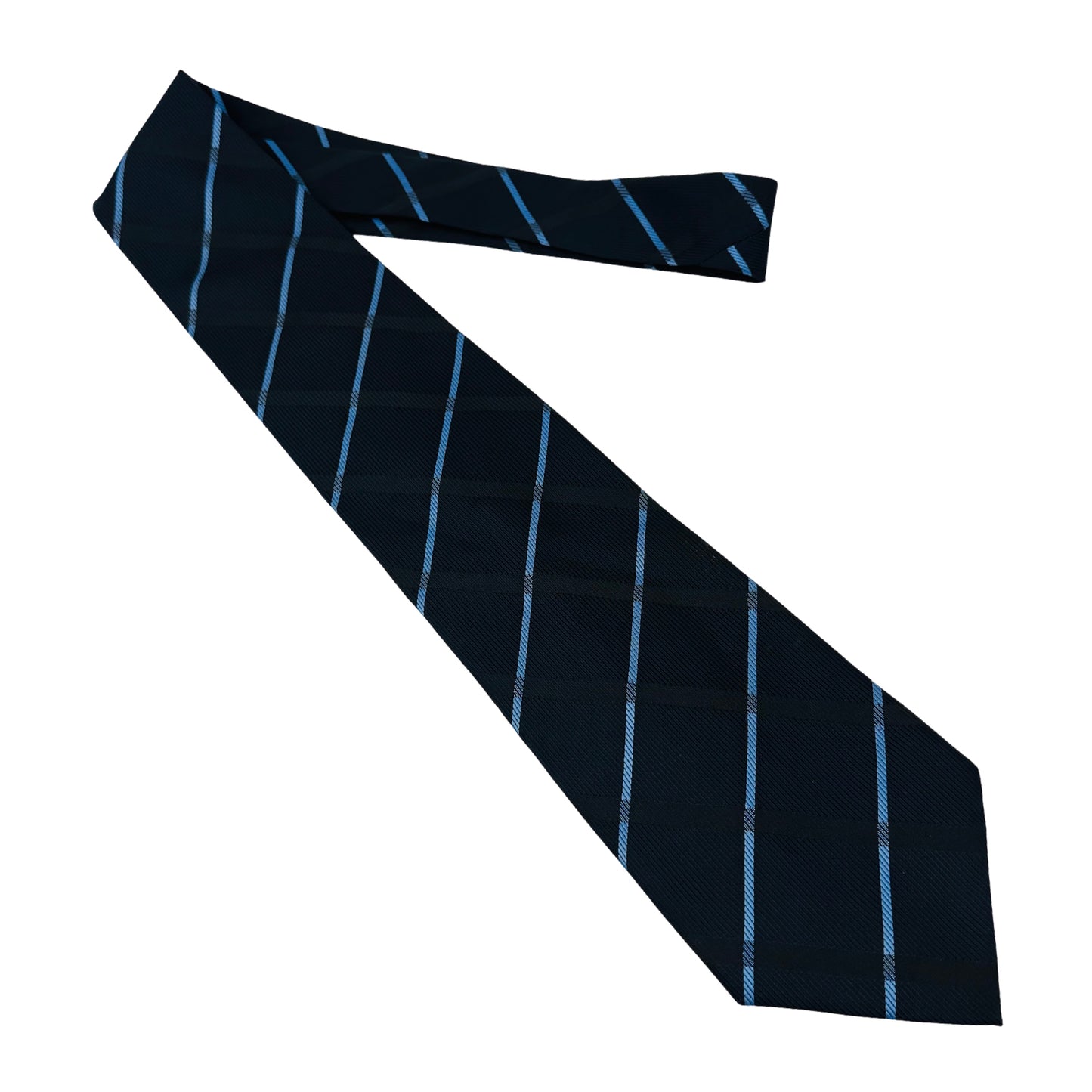 Burberry Navy Light Blue Tie (Size Regular)