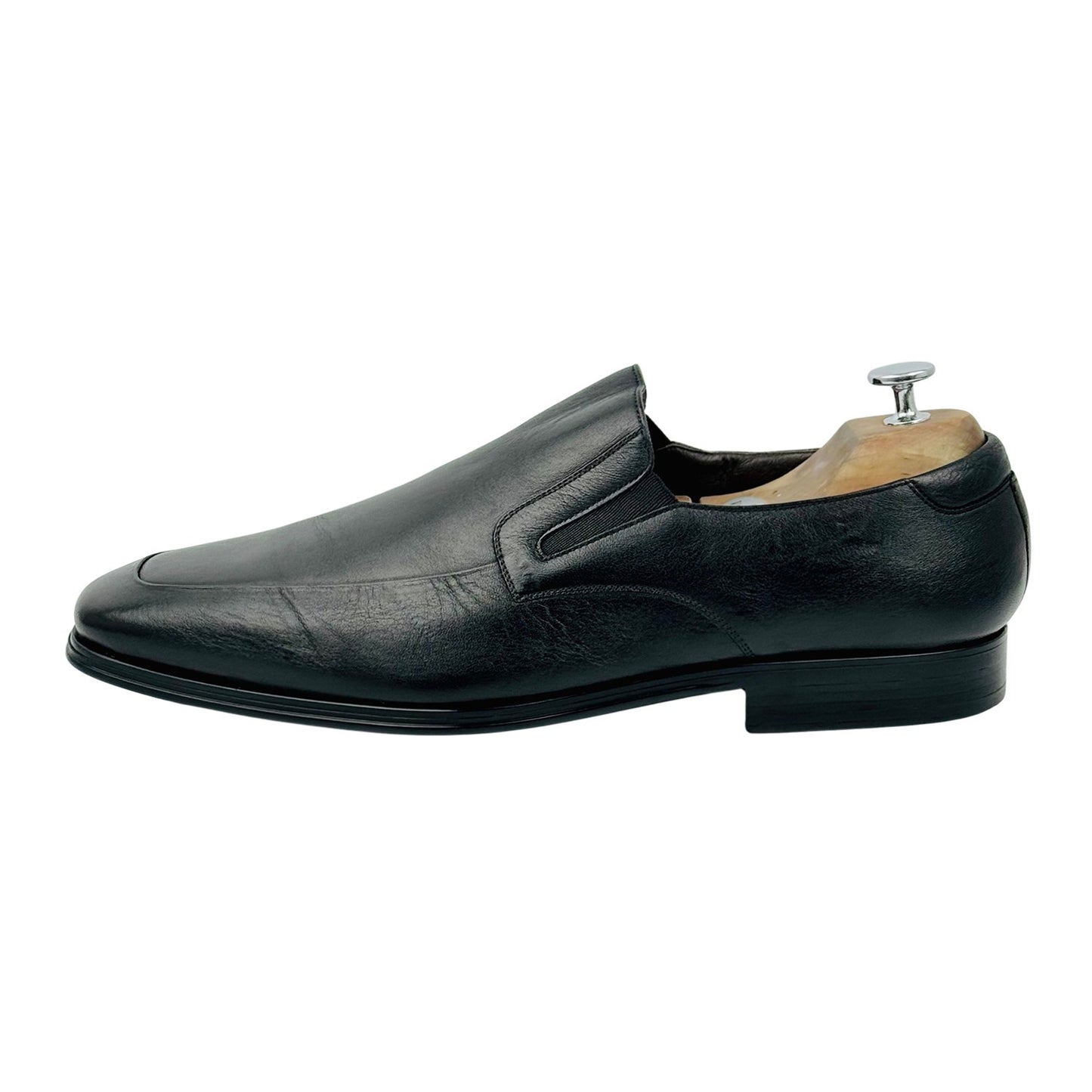 Magnanni Miengo Black Leather Loafers (Size 44.5/45) - 17165