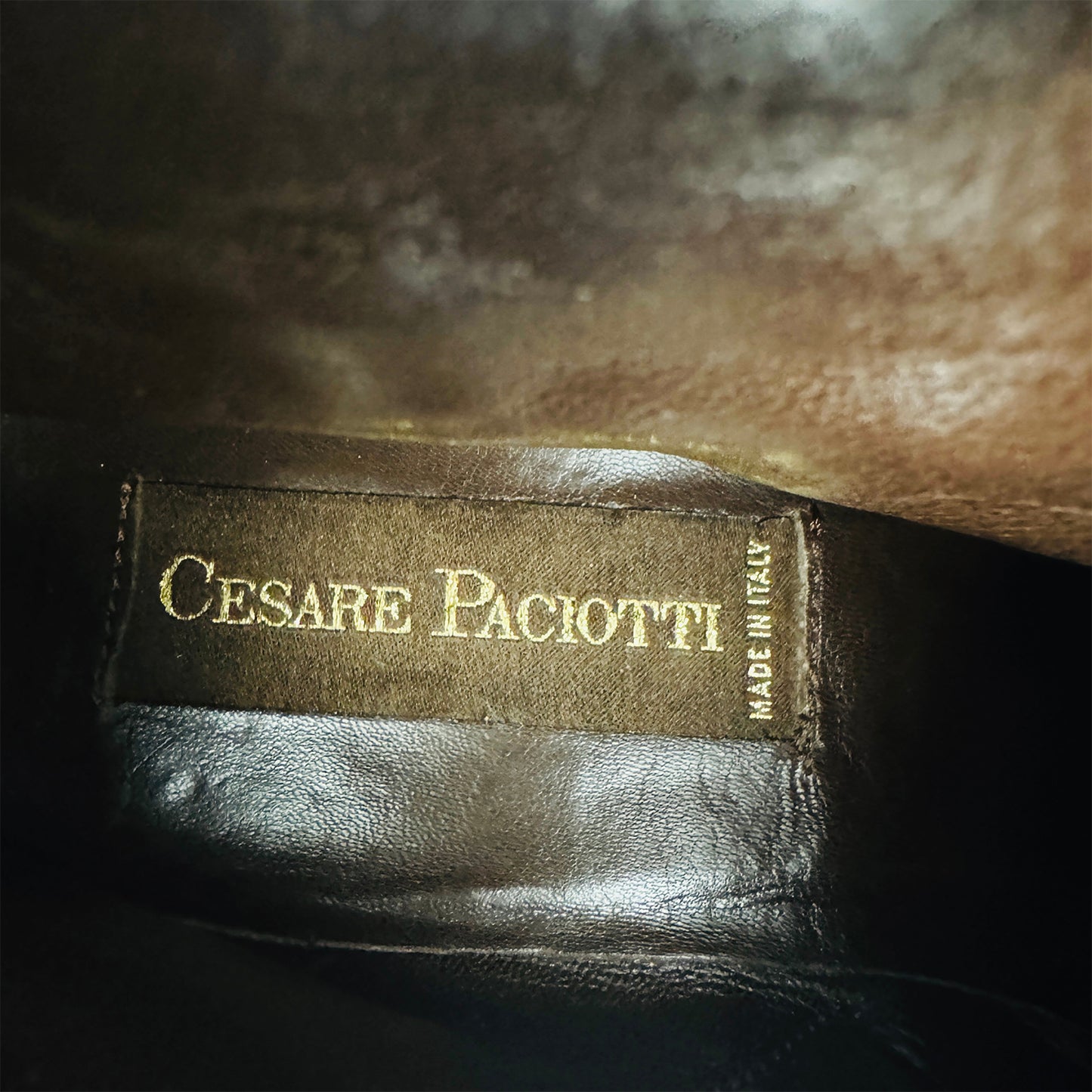 Cesare Paciotti Black Leather Boots (Size 41.5)