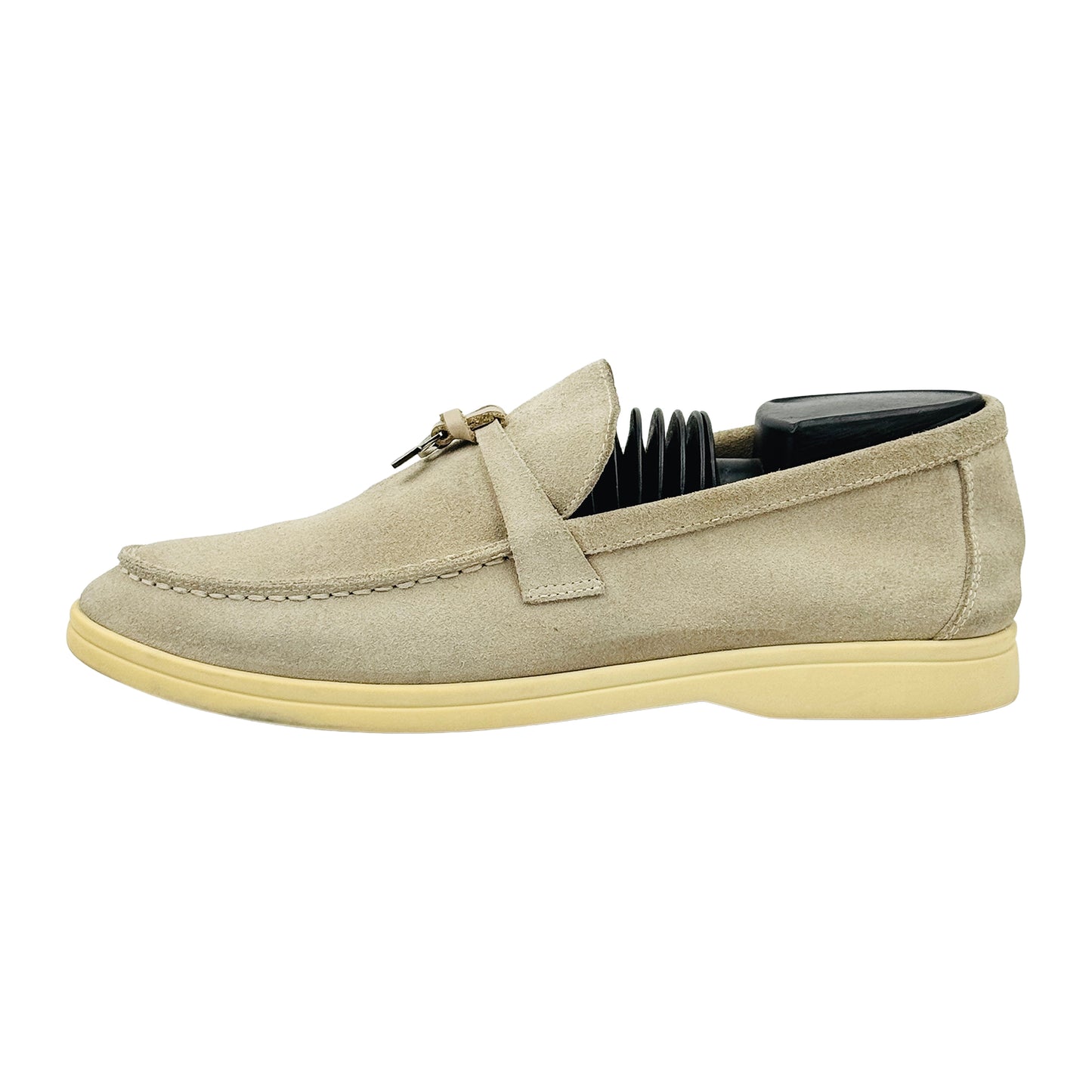 Loro Piana Summer Charms Walk Beige Loafers (Size 41) - I 43182
