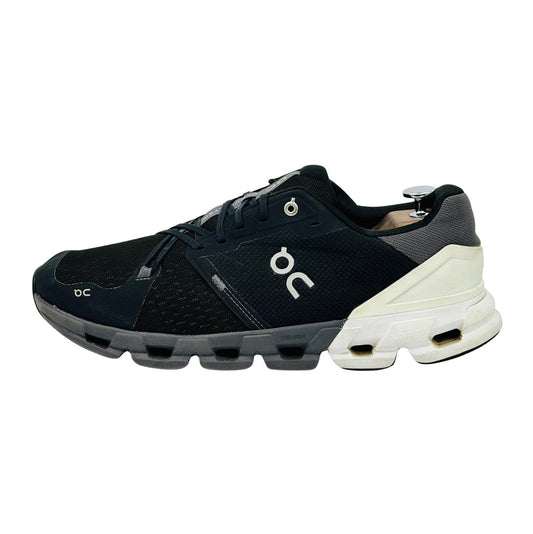 On Cloudflyer 4 'Black White Dark Grey' Shoes (Size 46/46.5)