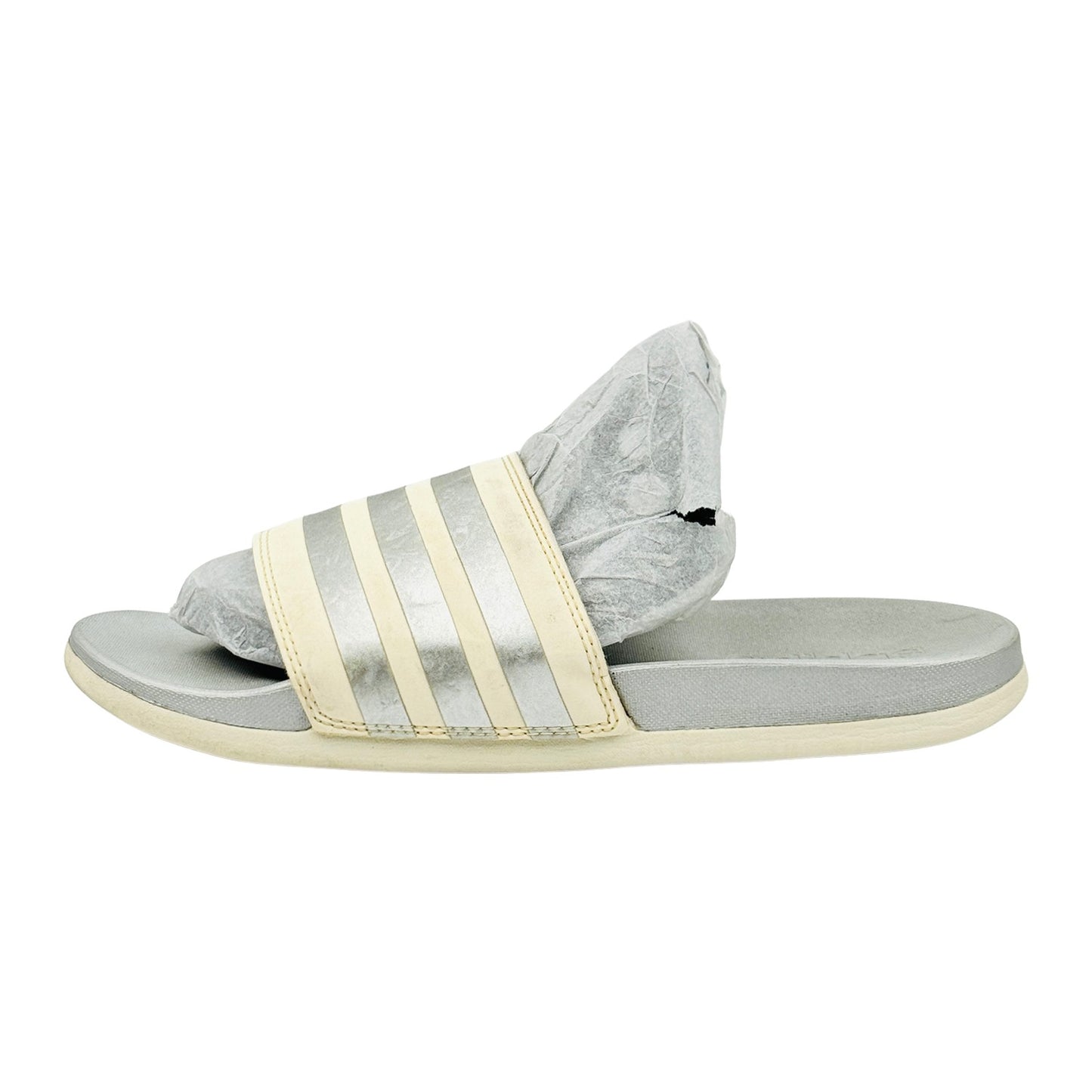Adidas Adilette Comfort 'Chalk White' Slides (Size 42) - GW8746