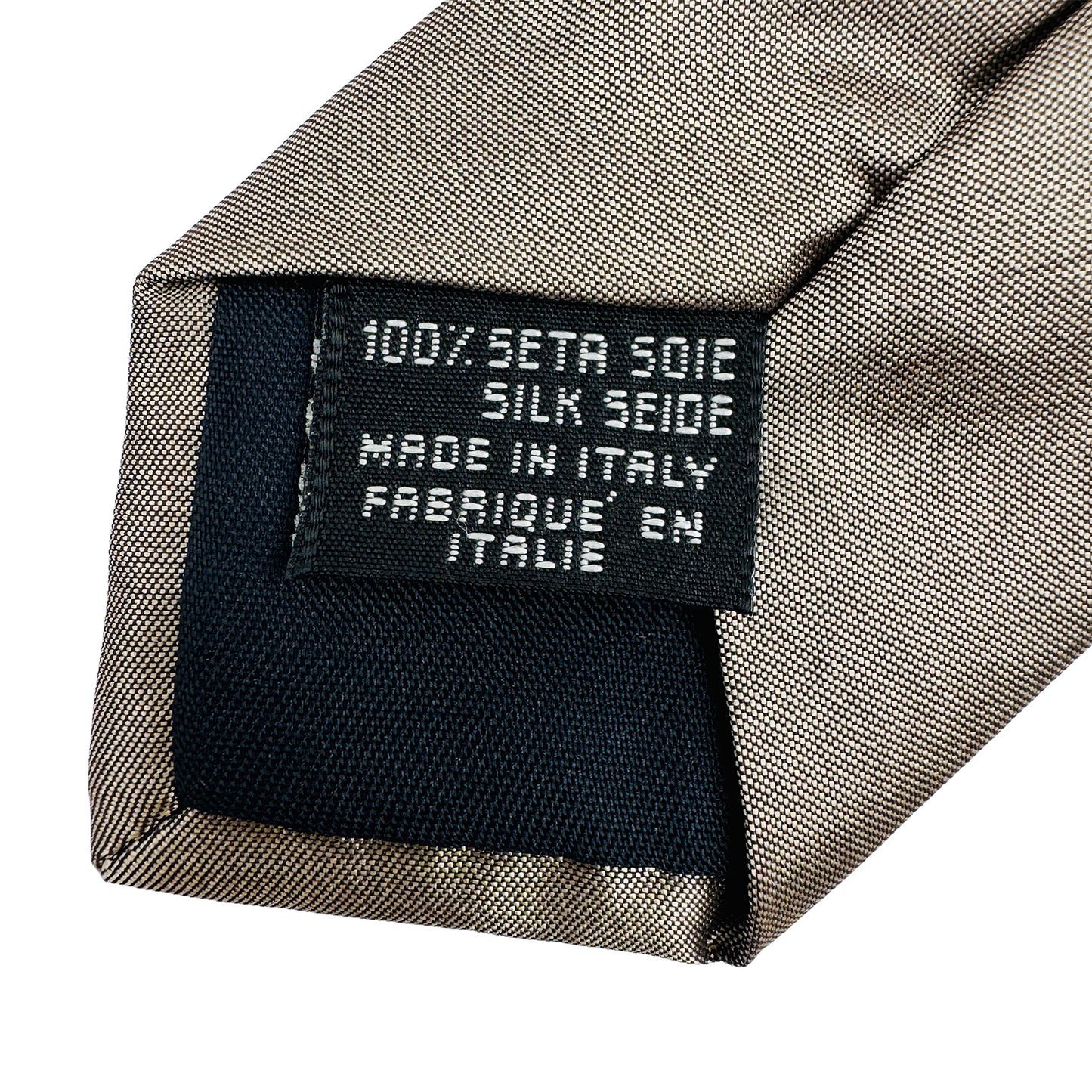 Canali Taupe Italian Silk Tie (Size Regular)