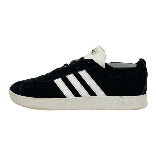 Adidas VL Court 2.0 'Core Black' Sneakers (Size 37.5) - DB1827