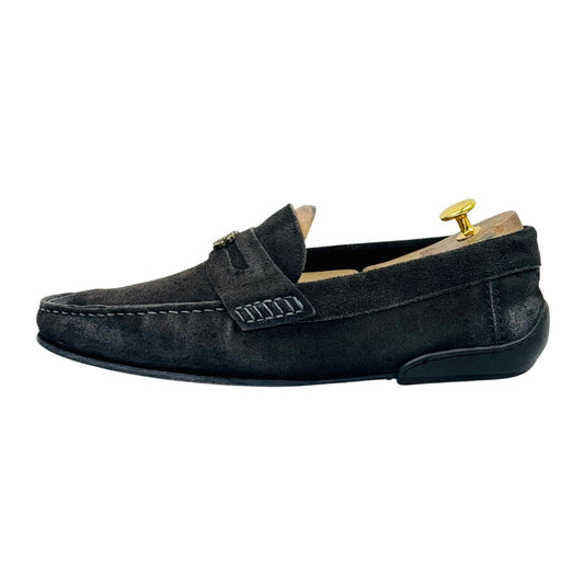 Roberto Cavalli Black Suede Driving Loafers (Size 42)