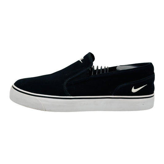 Nike Toki Slip Canvas 'Black White' Shoes (Size 41) - 724770-010