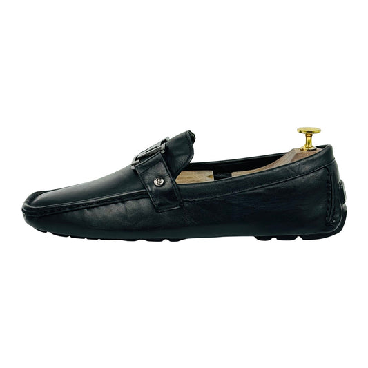Louis Vuitton Monte Carlo Black Leather Loafers (Size 42.5)