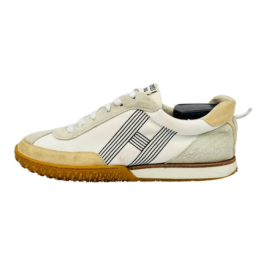 Hermes 'H-Logo' Suede Leather Sneakers (Size 39.5/40)