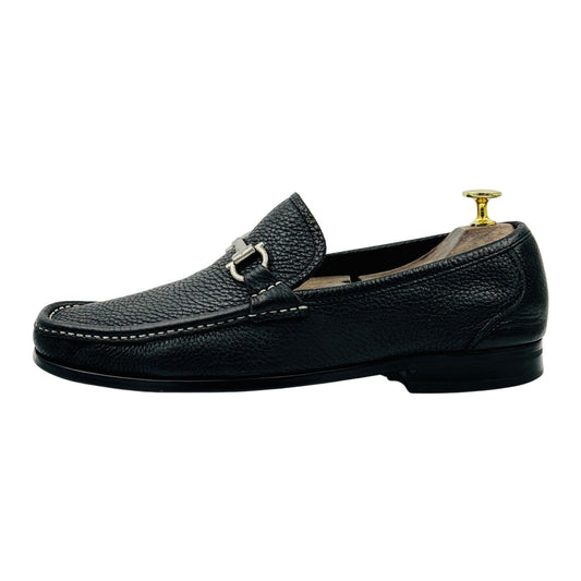 Salvatore Ferragamo Magnifico Black Loafers (Size 42)