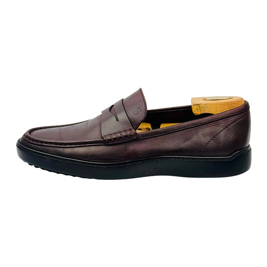 Tod's Men's Brown Leather Penny Loafers (Size 43/43.5)
