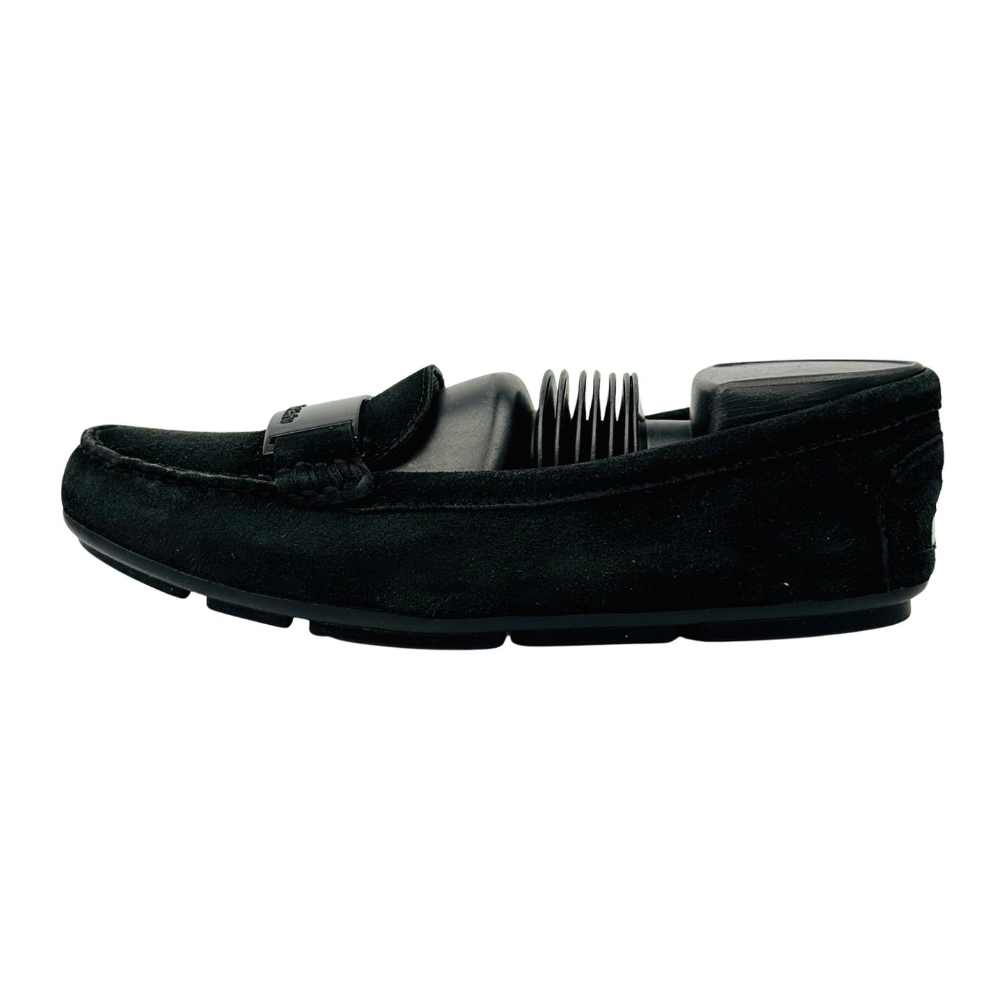 Calvin Klein Women's Black Suede Loafer (Size 38) - E8887