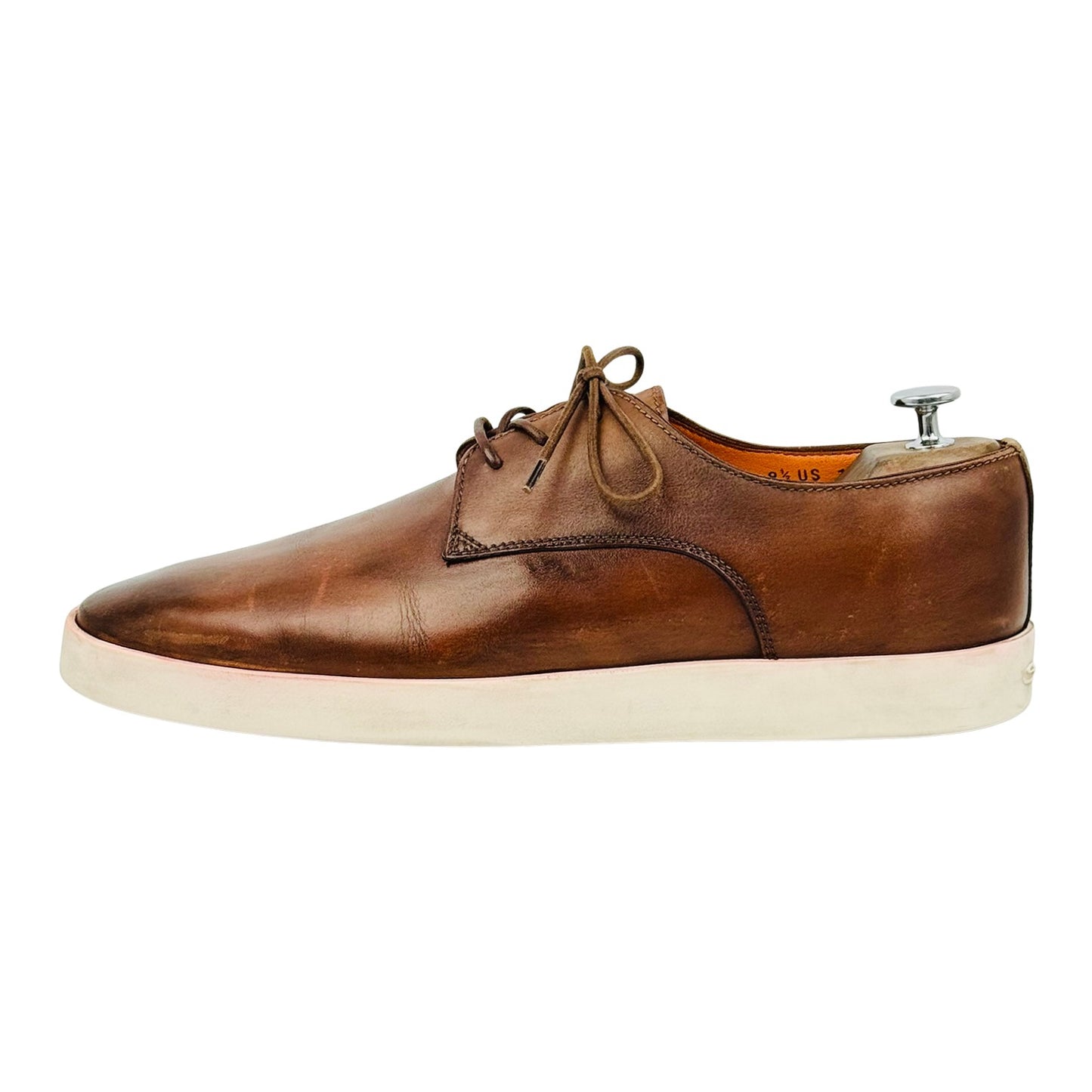 Santoni Dilate Brown Derby Sneakers (Size 44)