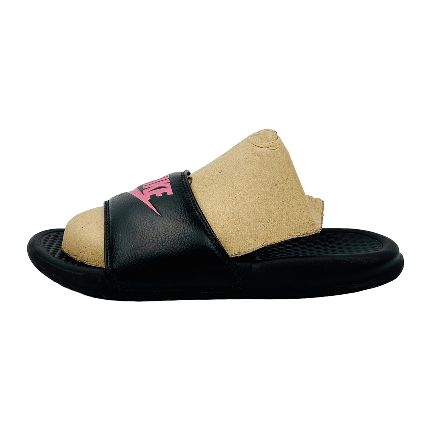 Image of Nike Benassi JDI Black Slides (Size 40.5) - 343881-061