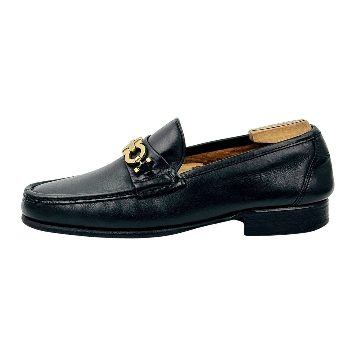 Salvatore Ferragamo Gancini Bit Leather Loafers (Size 40/40.5) - UR42165