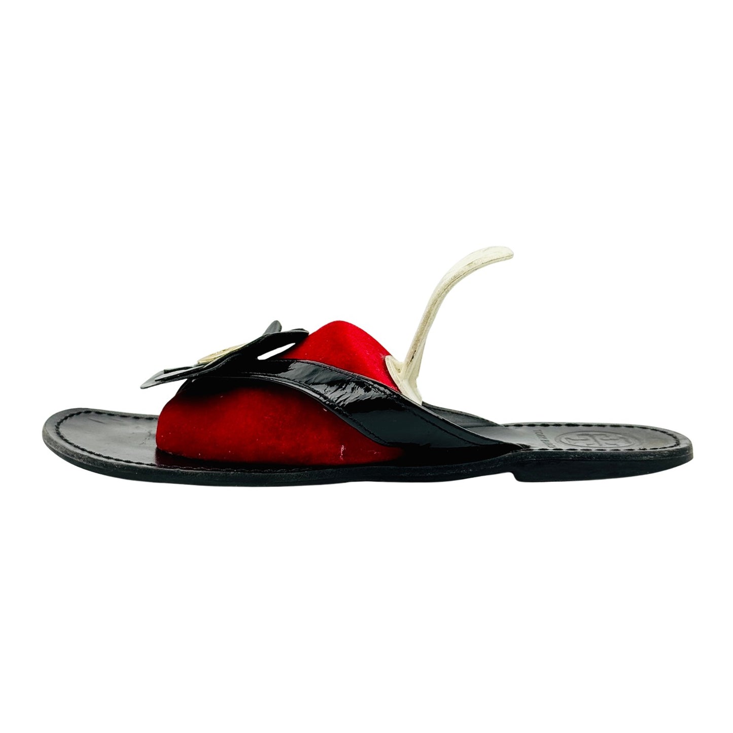 Tory Burch Breely Black Flip Flops (Size 36.5)