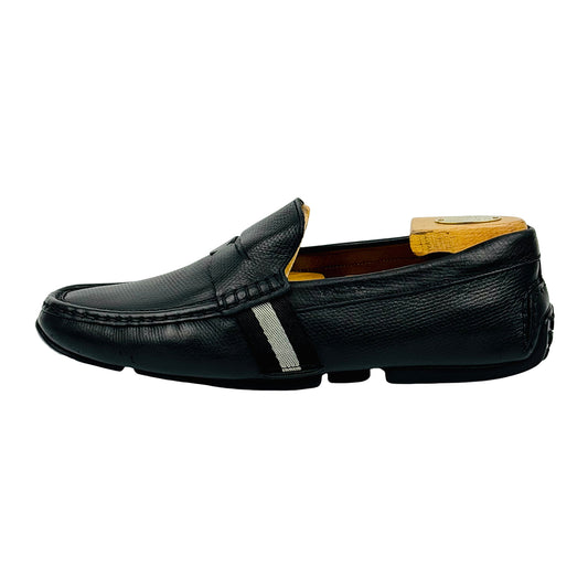 Bally Men's Pearce Black Leather Loafers (Size 42.5)