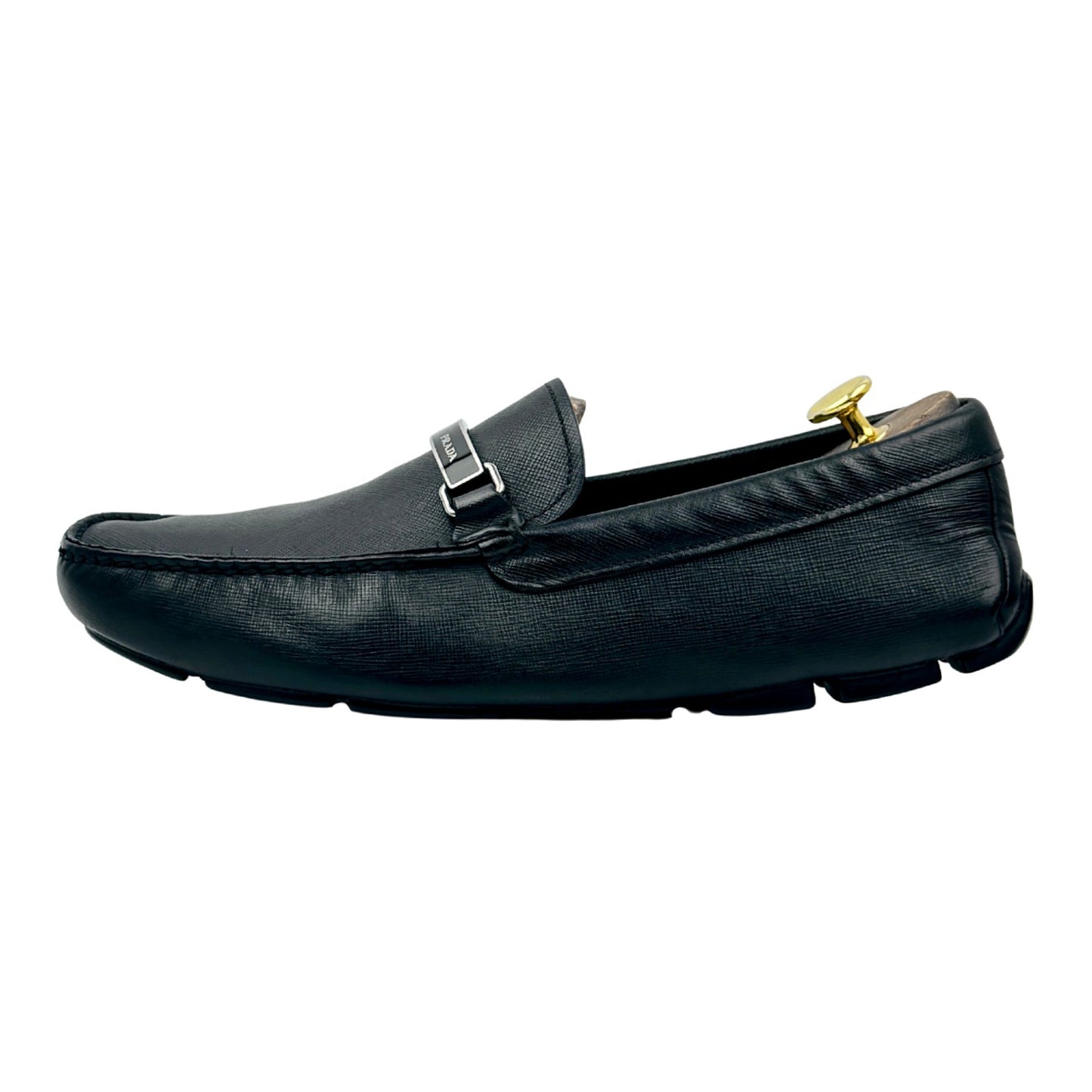 Prada Men’s Saffiano Leather Driving Loafers (Size 42.5)