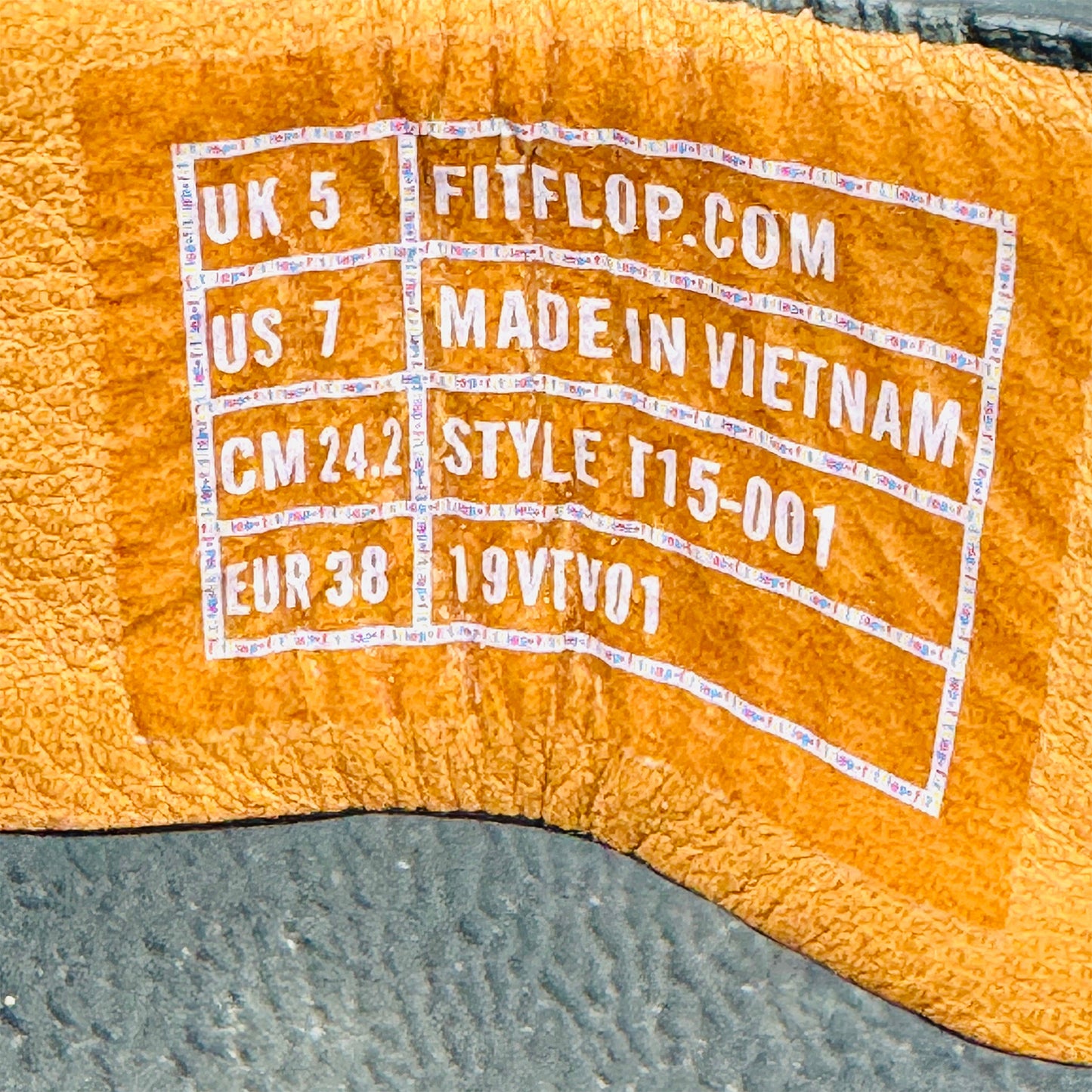 FitFlop Black Leather Back Strap Sandals (Size 38)