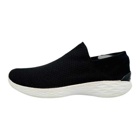 Skechers YOU 'Black White' Slipon Shoes (Size 40/40.5) - 14951 BKW
