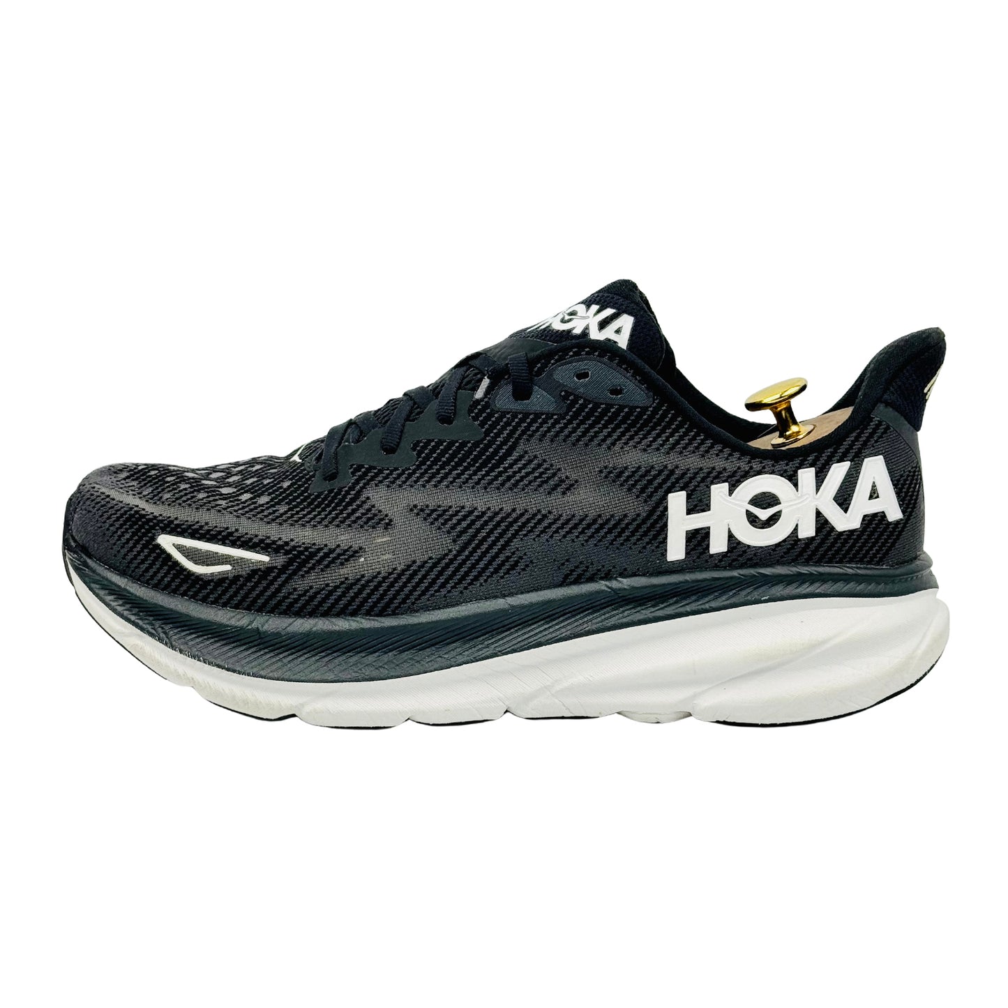 Hoka One Clifton 9 Shoes (Size 44.5) - 1127895 BWHT