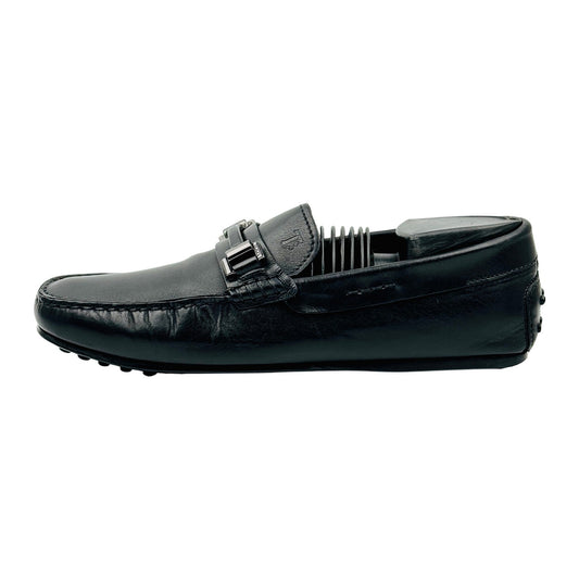 Tod’s Black Leather Italian Loafers (Size 38/38.5)