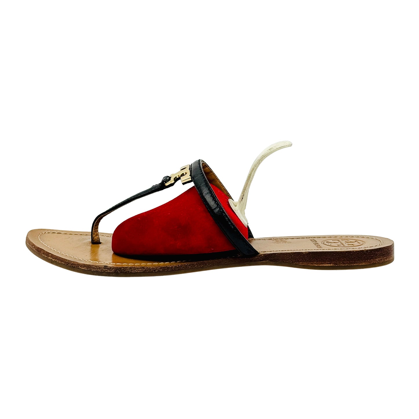 Tory Burch Beige Leather Slippers (Size 39.5)