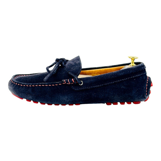 Bexley Men's Navy Blue Driving Loafers (Size 42.5)