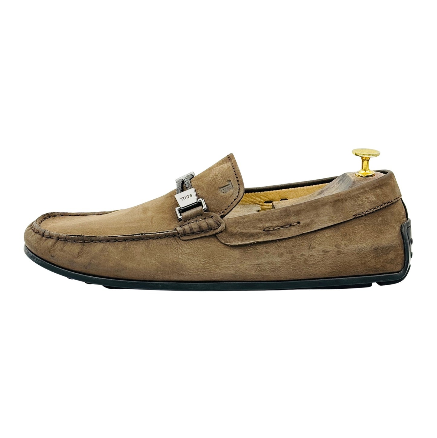 Tod's Men's Brown Suede Driving Loafers (Size 43)