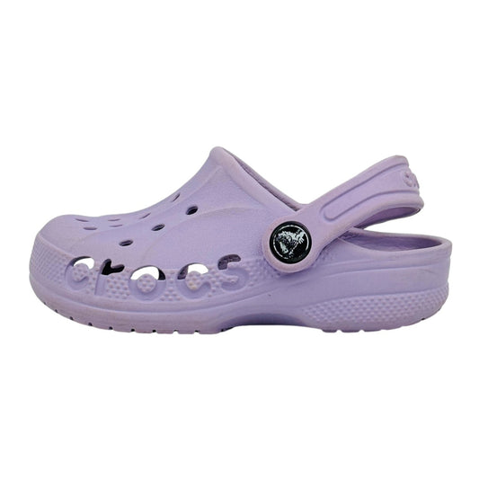 Crocs Baya Purple Clogs (Size 25/26) - 205483