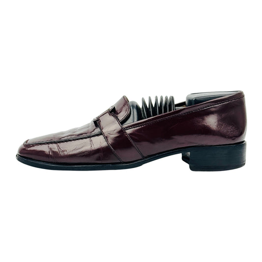 Hermès 'Burgundy' Leather Loafers (Size 40/40.5)