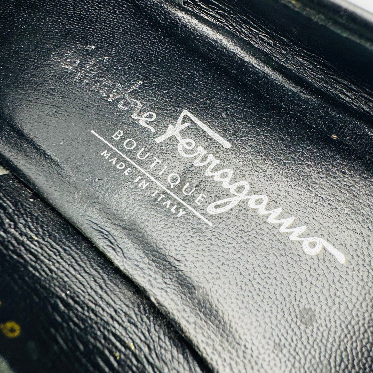 Salvatore Ferragamo Women's Black Italian Loafer (Size 39/39.5)