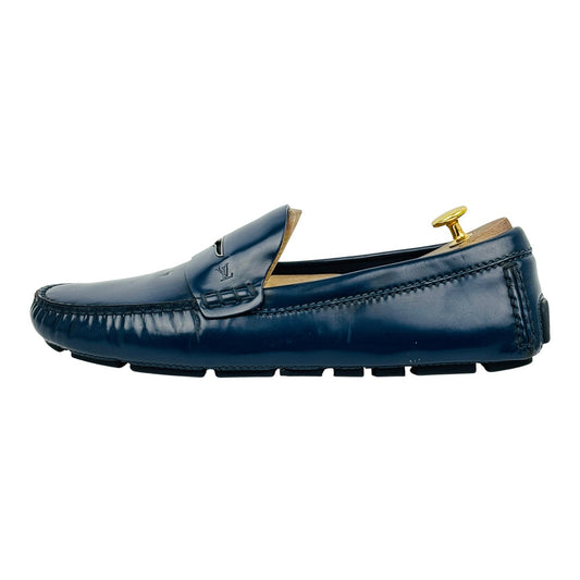 Louis Vuitton Blue Leather Italian Loafers (Size 43/43.5)