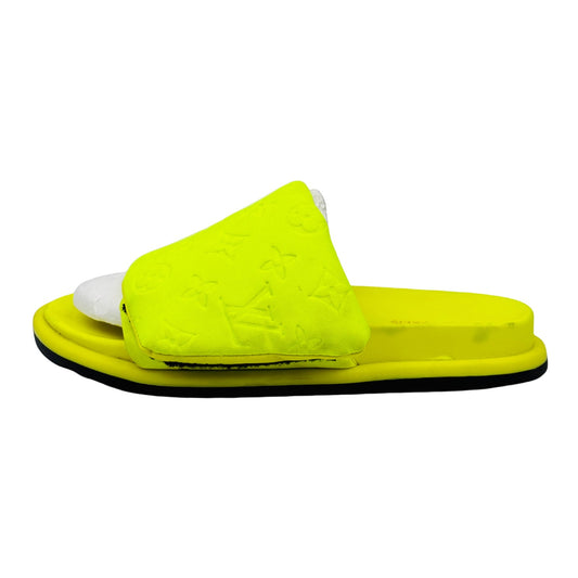 Louis Vuitton Neon Pool Pillow Comfort Slides (Size 40)