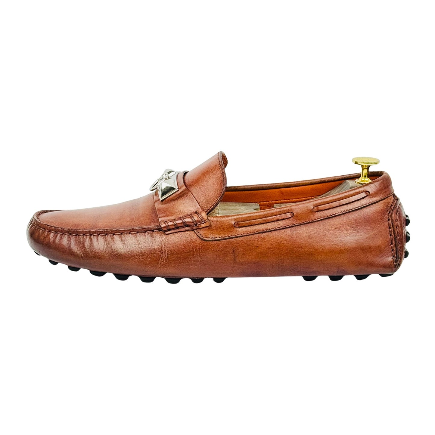 Hermès Men's Irving Smooth Calfskin Leather Loafers (Size 43)