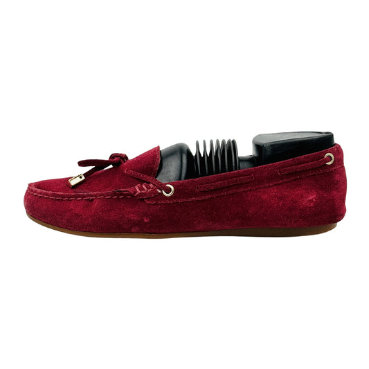 Michael Kors Daisy 'Burgundy' Suede Moccasins (Size 38)