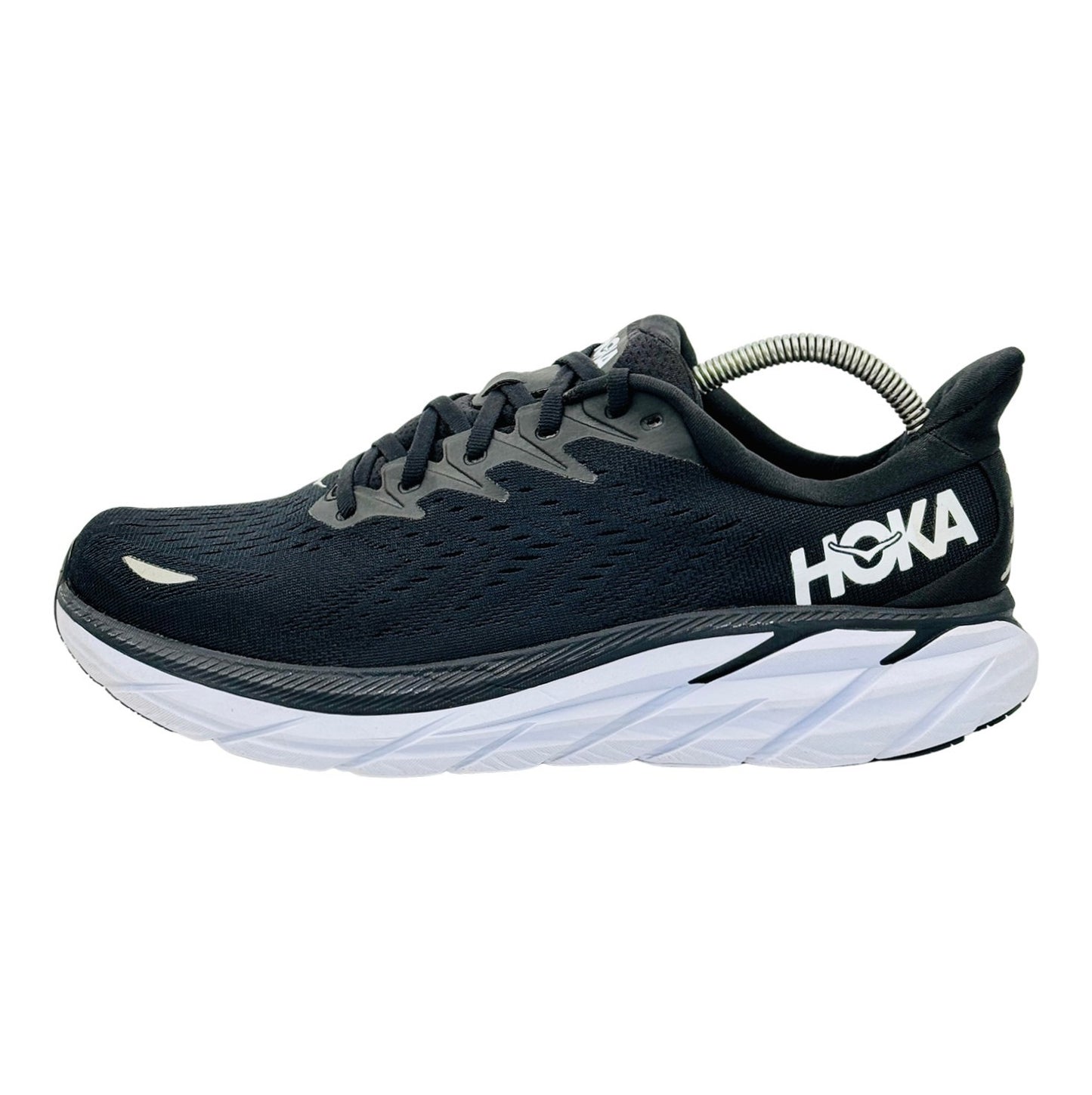 Hoka Men's Clifton 8 Shoes (Size 44) - 1121374 BWHT