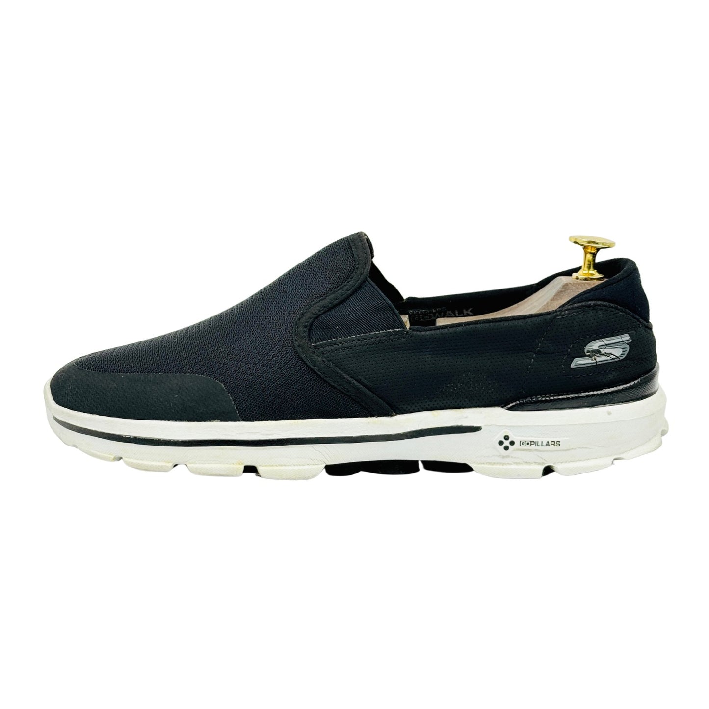 Skechers GOwalk 3 Black Shoes (Size 42.5) - 53988 BKW
