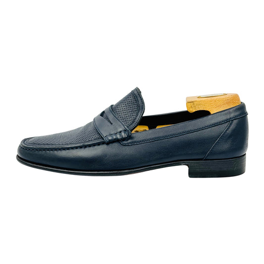 A.Testoni Men's Leather Penny Loafers (Size 42.5)