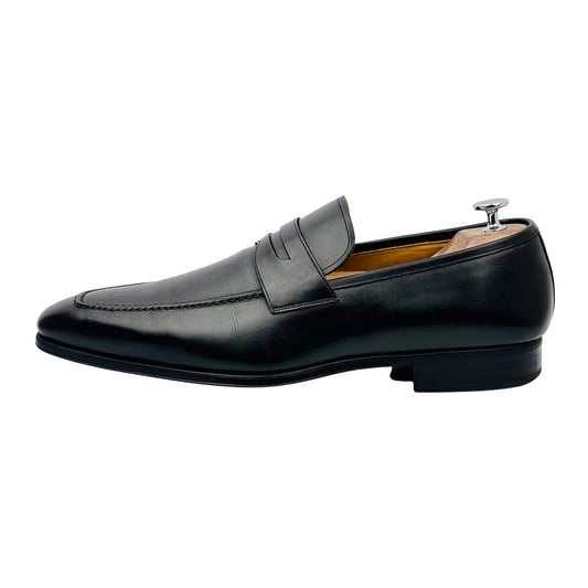 Magnanni Men's Maine Black Loafers (Size 46/46.5) - 15447