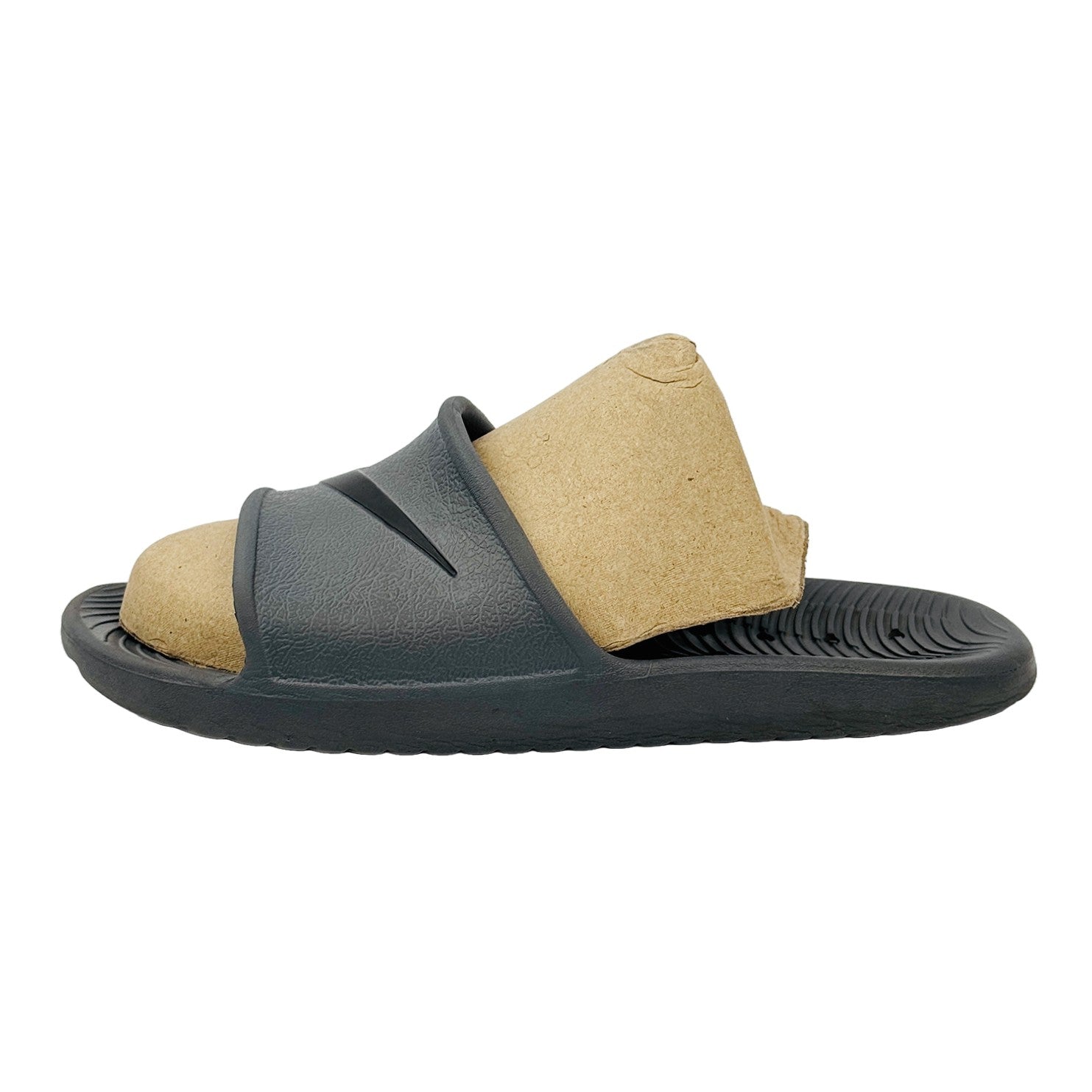 Image of Nike Men's Gray Kawa Slides