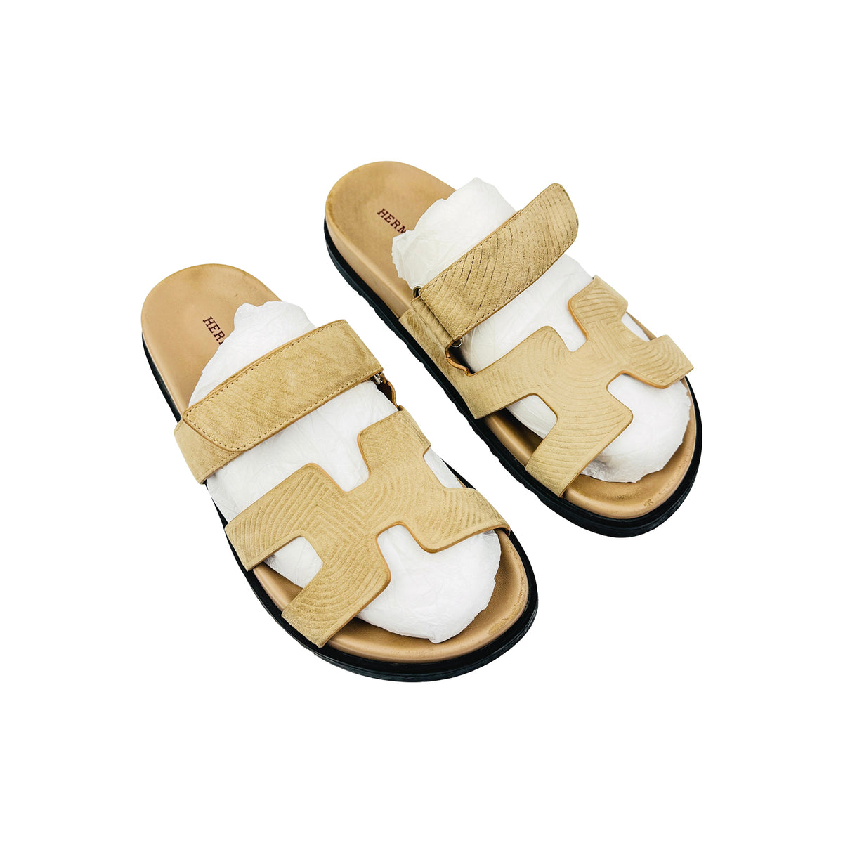 Hermes Chypre 'Golden Beige' Sandal Slippers (Size 42) - FR211115Z