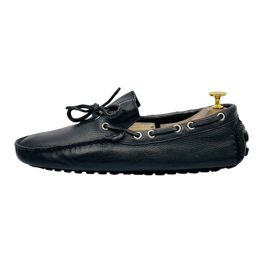 Louis Vuitton Men's Black Leather Driving Loafers (Size 42) - L FA 0117