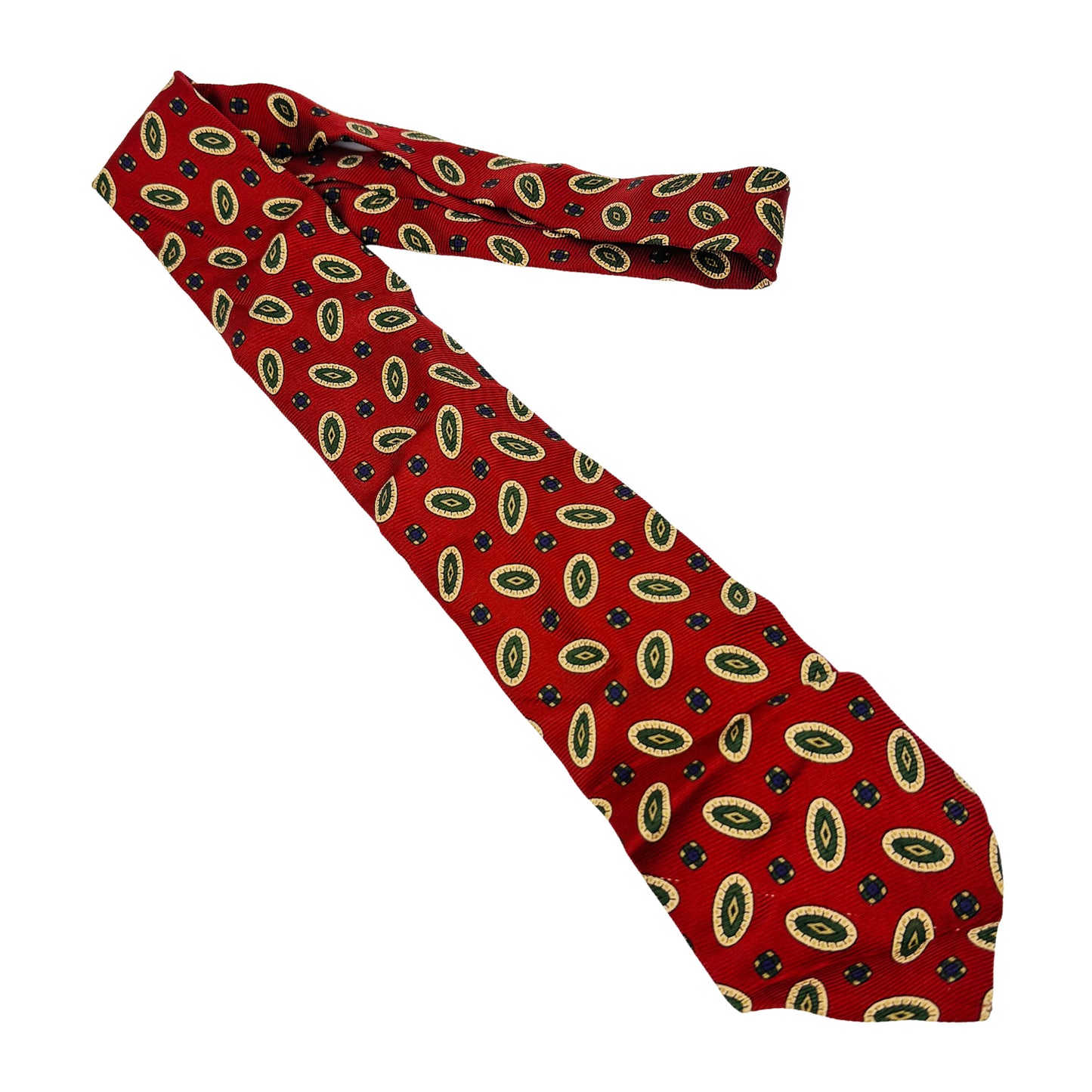 Ralph Lauren Polo Red 'Medalions Pattern' Tie (Size Regular)