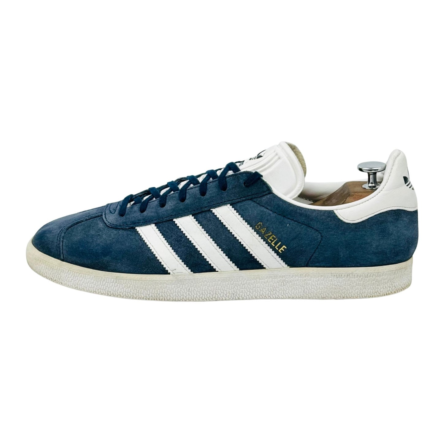 Adidas Gazelle Navy White Sneakers (Size 46) - BB5478