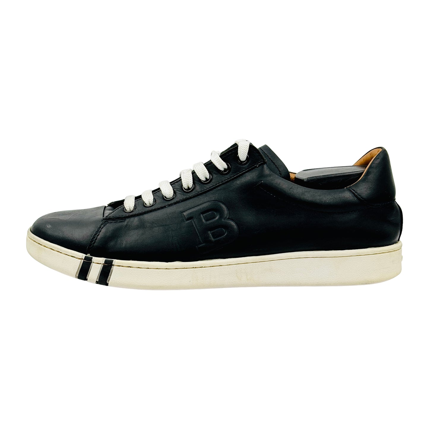 Bally Asher 600 Black Leather Sneakers (Size 41/41.5)